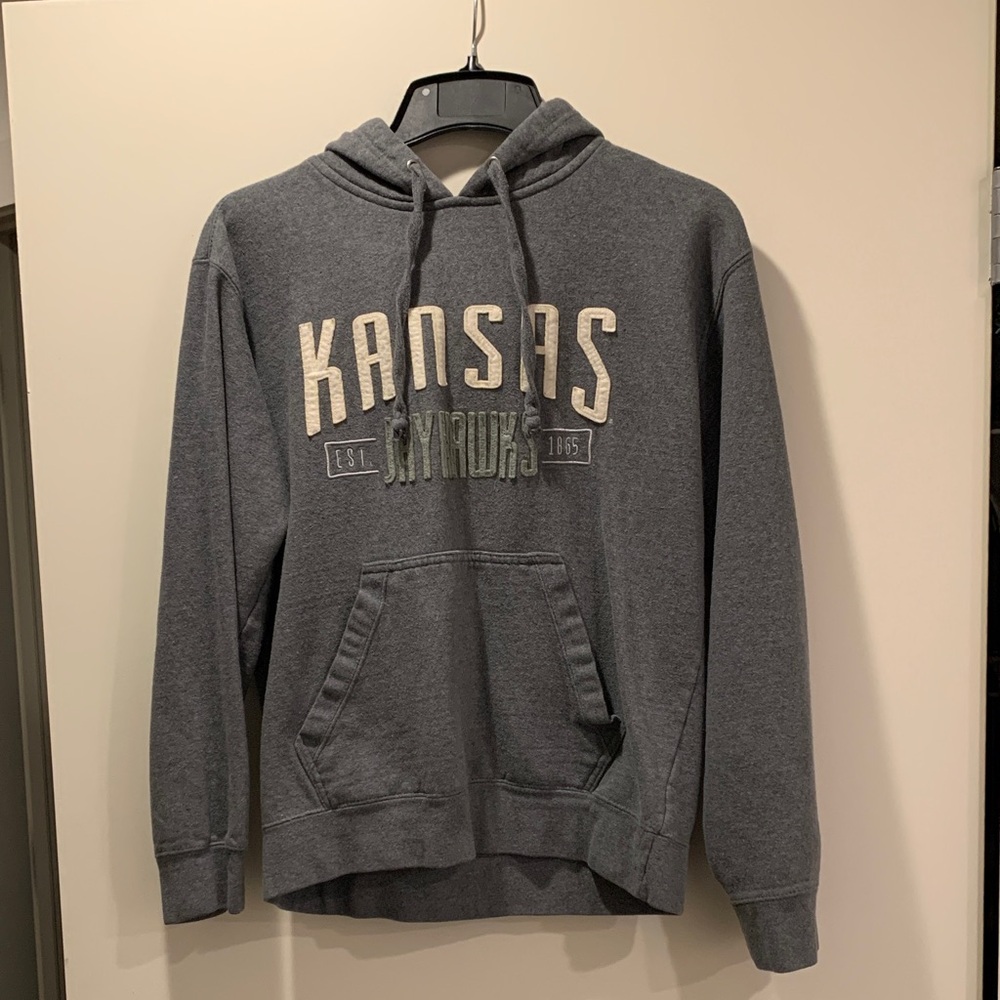 Kansas University Jayhawks Gray Hoodie